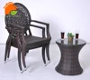 Modern Rattan Garden Furniture Mini Outdoor Chair Table Set