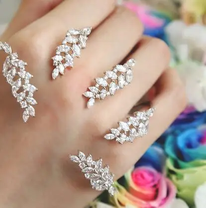 

fashion silver tone palm bracelet zircon hand cuff punk palm cuff jewelry