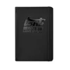 Fancy A5 Hardcover Full Black Color Printing Notebook With Shiny Spot UV