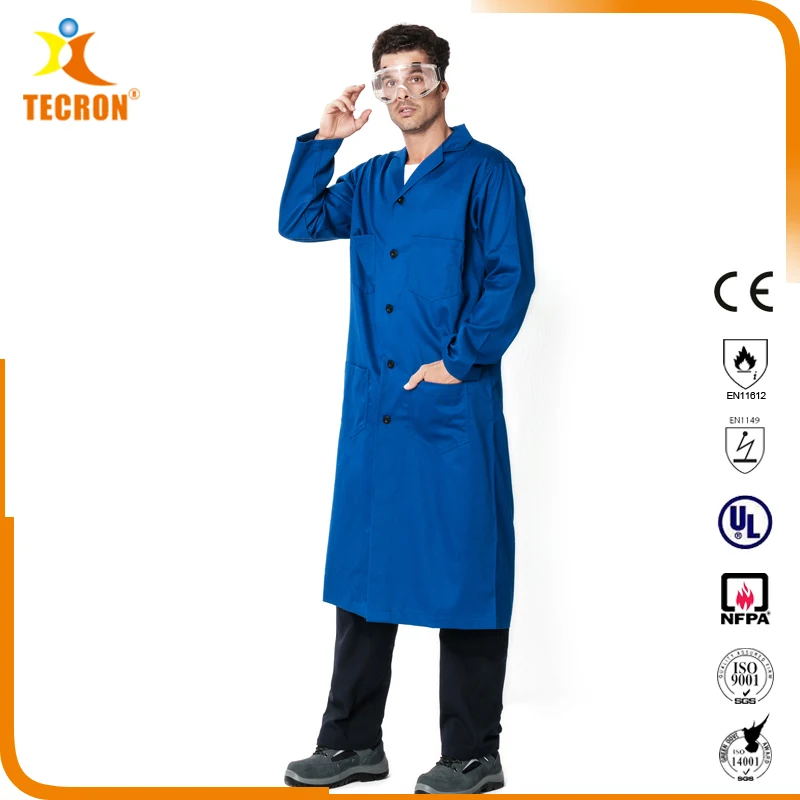 Customized Tc Chemical Acid Resistant Long Lab Coat Buy Customized