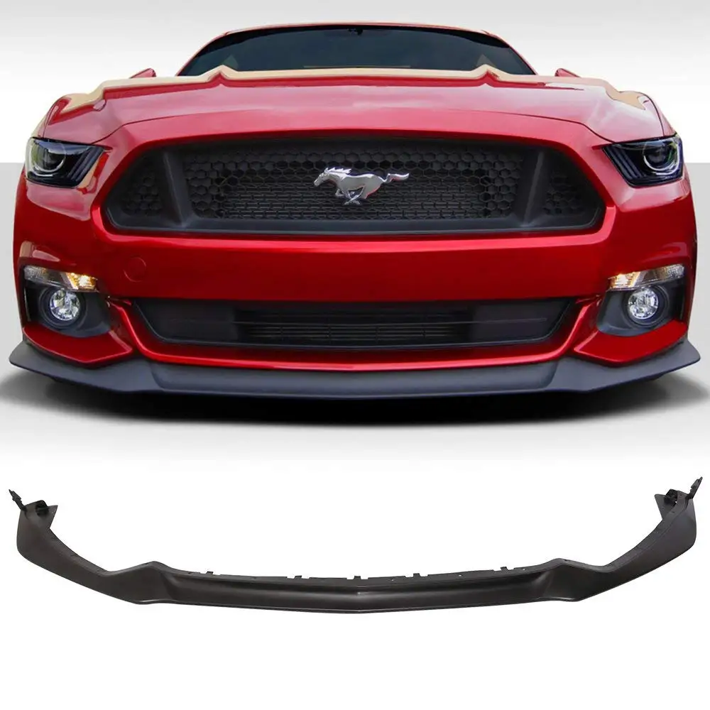 GT-Speed for 2005-2009 Ford Mustang V6 ONLY USDM B2 Style PU Front Bumper Lip Will Not Fit V8 Model