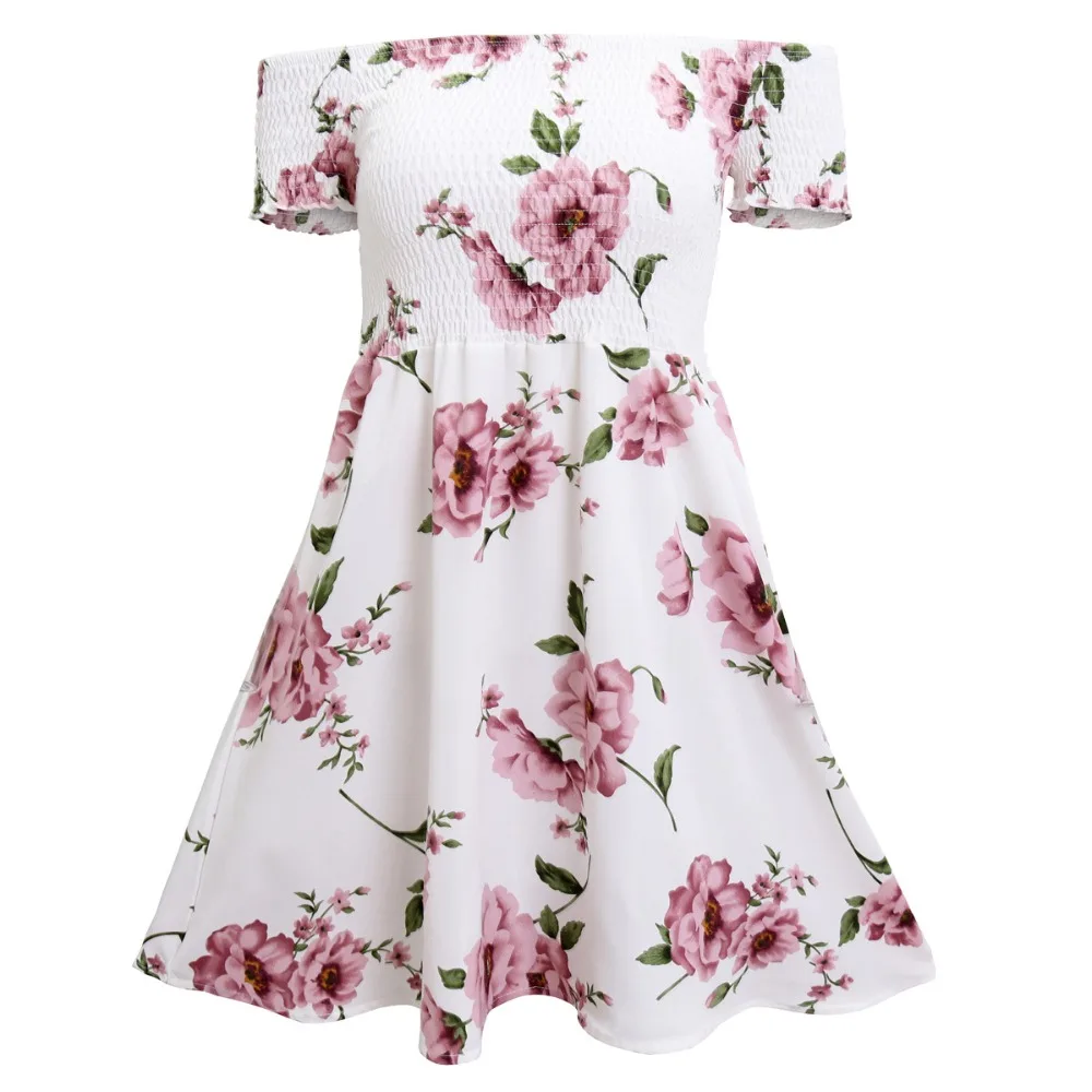 New Ladies Dress Designs Fashion Trend Summer Korean Chiffon Floral ...