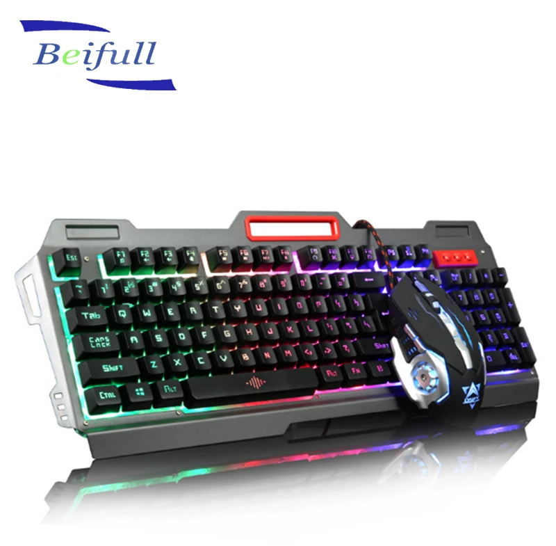 

2017 Double injection mold alloy material modern computer keyboard