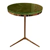 Custom Design Brass Metal Coffee Table Brass Tea Table Marble Brass Coffee Table