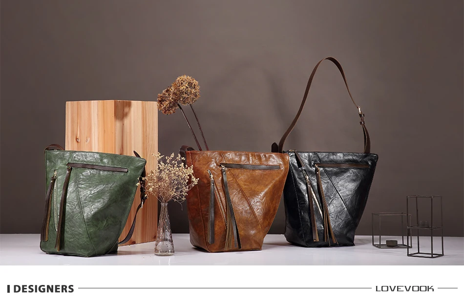 Lovevook bolsa feminina grande capacidade balde bolsa