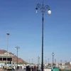 cast iron lamp post