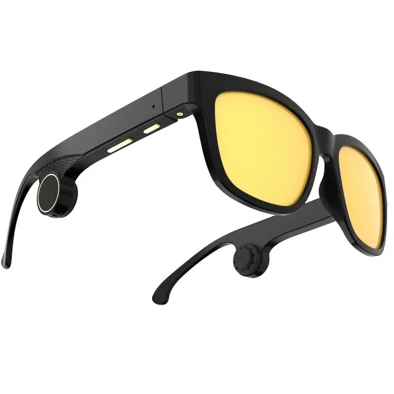 

Summer Hot sale Audio Sun glasses with UV400 Polarized Smart Music Bone Conduction Sunglasses