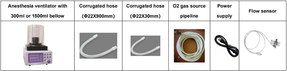 Veterinary hospital animal medical portable anesthesia machine with ventilator bellows