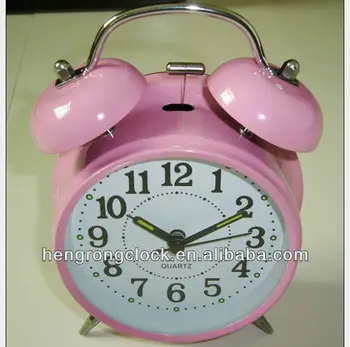 Clock Table Decorations Wall Cute Appearance Lovely Color Metal