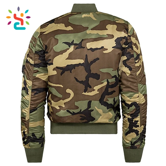 Manufacturer Price Woodland Men Jacket Customized Winter Camo Men