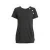 RTS Wholesale Fashionable Personalized Women Pocket Button Top