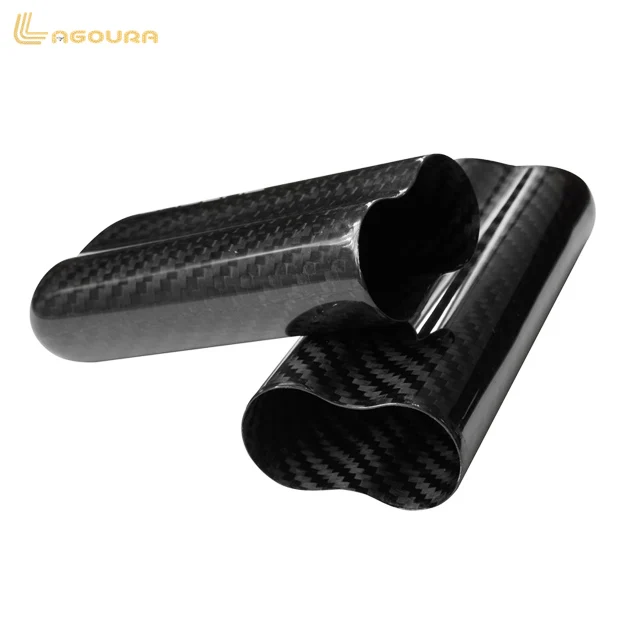

New Style High Quality Customized High Strength Carbon Fiber Cigar Box, Black, customized color