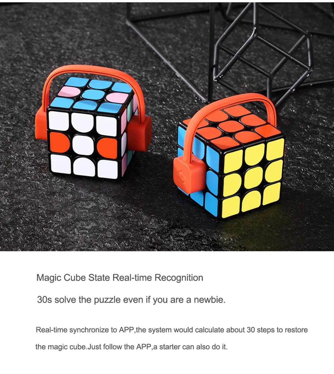 mijia giiker magic puzzle cube - bluetooth connection - sensing