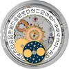 26 Jewels Automatic Sellita Movement SW280-1 with date and moon phase correctors