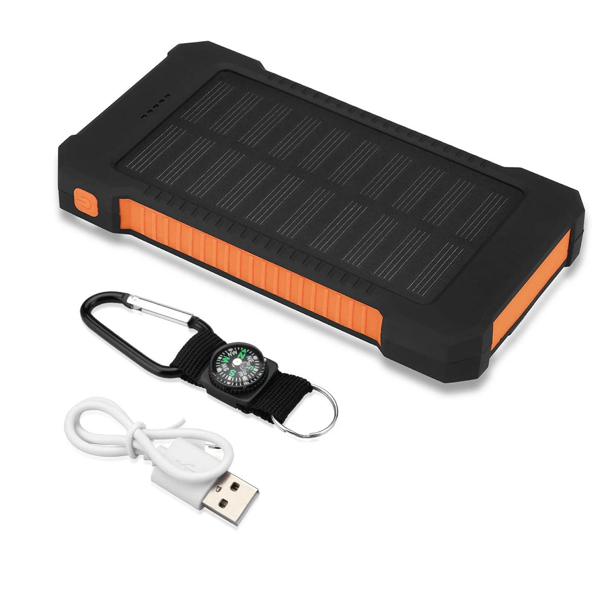 2 in 1 portable solar power bank +wireless charger for all QI standard devices - ANKUX.COM