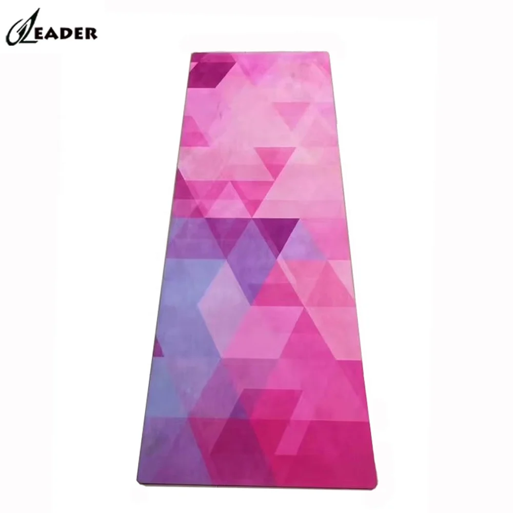 

Fun custom design yoga design lab combo mat suede