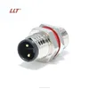 IP68 threaded mini panel mount waterproof connector for underwater camera light