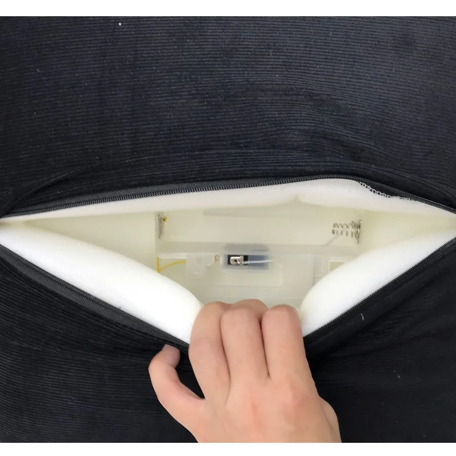 E244 Pulsating Vibrating Relaxation Pillow Sciatica Nerve Cushion