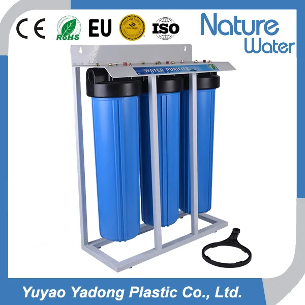 / Filtro de agua Big Blue Vivienda pulgada de salida//entrada con llave y soporte geekpure/