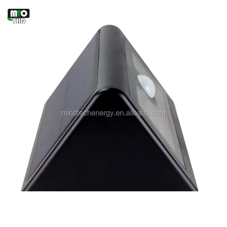 PI65 4W waterproof solar motion wall light for yard