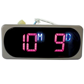 
bus embedded and roof mounted clock 