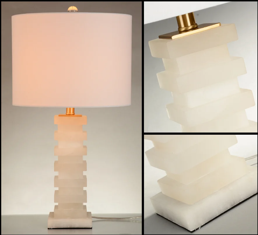 Stone lamp Alabaster Table Lamps