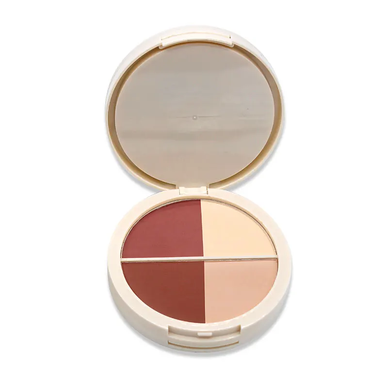 

3in1 Oil-control Waterproof Long Lasting Exquisite Bronzer Pressed Powder Foundation Compact Powder, N/a