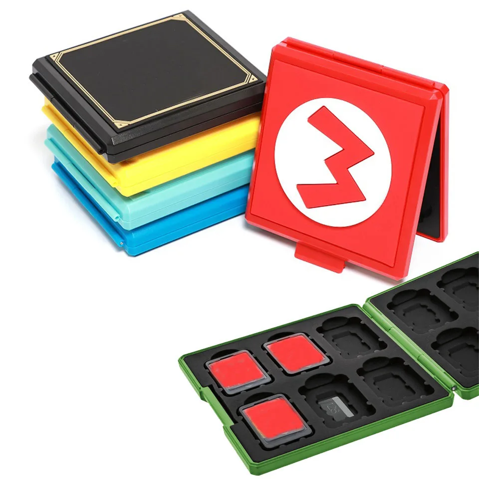 

Game Card Case 12 in 1 Storage Hard Shell Case for Nintendo Switch Games Accessories Case Box