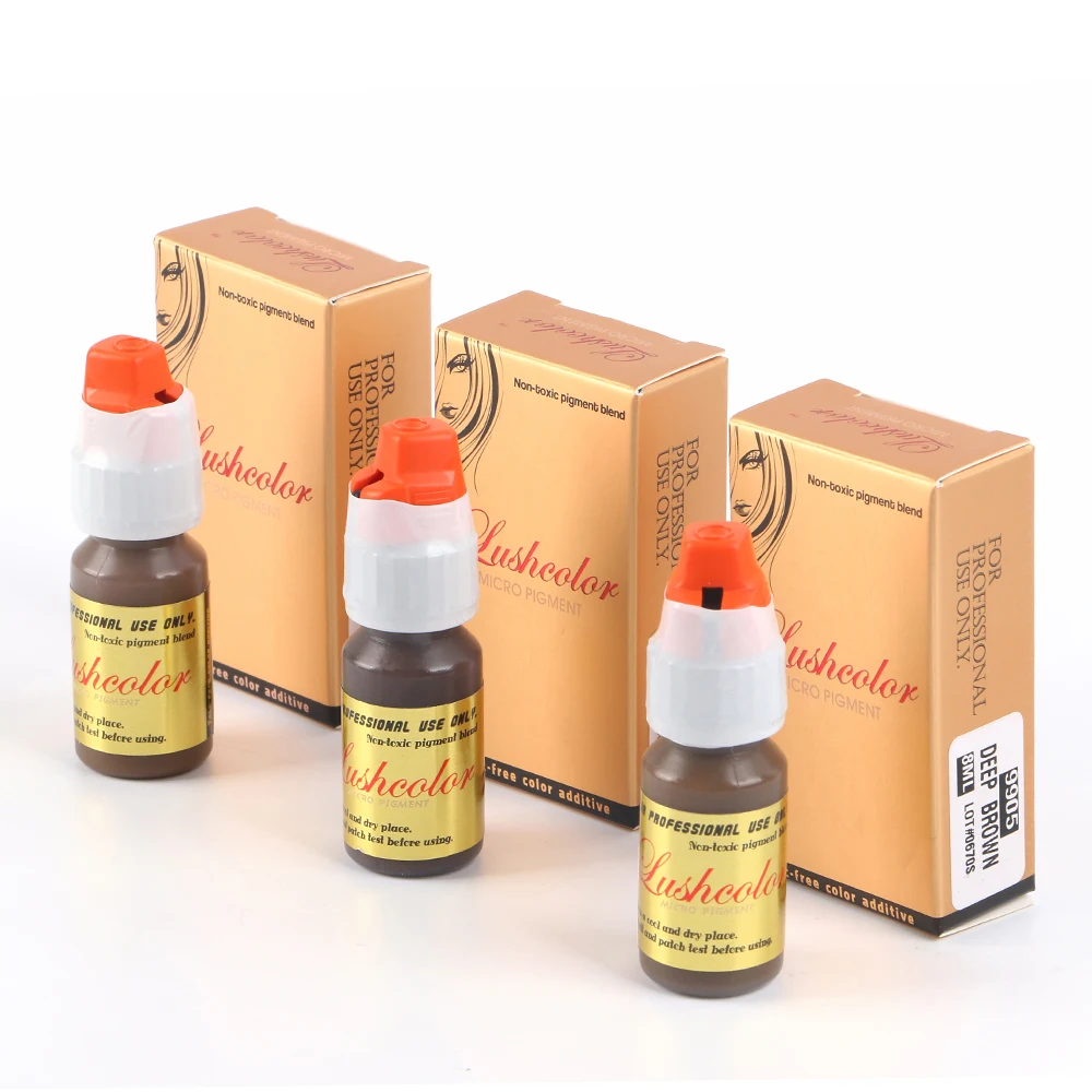 

Factory Direct Lushcolor Semi Cream Pigments 38 Colors Tattoo Ink for Microblading and PMU Machine