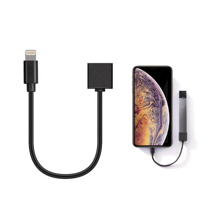 

Factory 0.5m 0.8m 1m for juul charging usb cable, Black