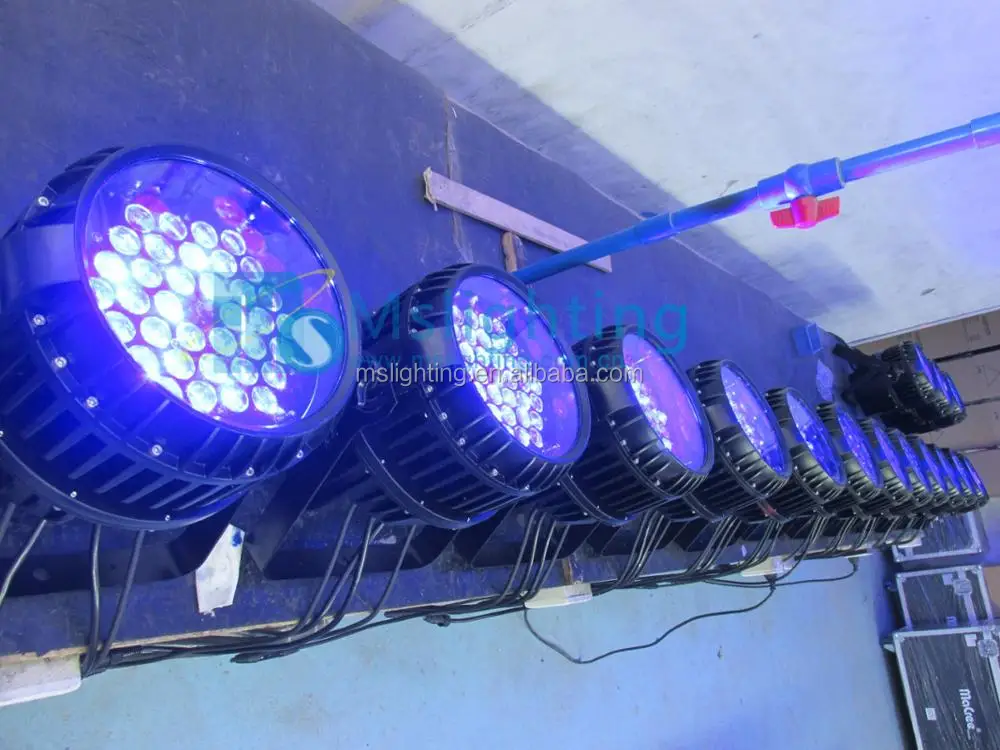 Guangzhou MS Lighting Outdoor 36*3W/48*1W/3W/54*1W/3W ZOOM Big Power Waterproof LED ZOOM Par Stage Light IP 65