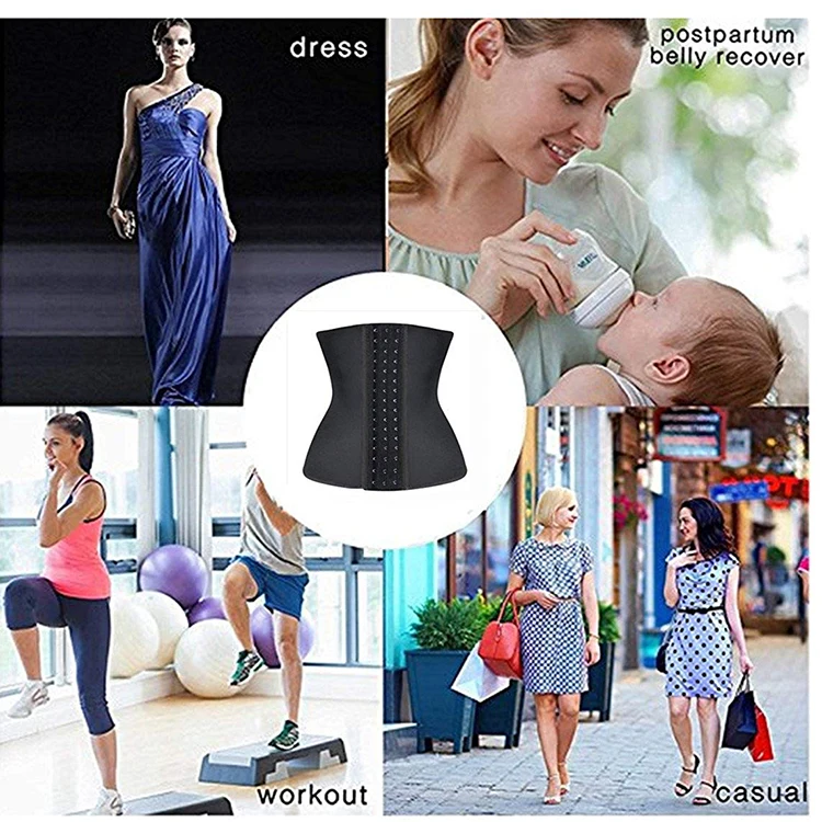 Fashionable And Comfortable Latex Waist Trainer Print Waist Trainer Private Label Corset Waist Trainer