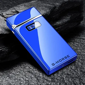 Image of Encendedor usb logo arc plasma lighter usb rechargeable windproof