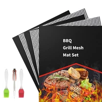 

2019 Amazon Hot Sell FDA Food Grade Oven Liner Non Stick BBQ Oven Grill Mats