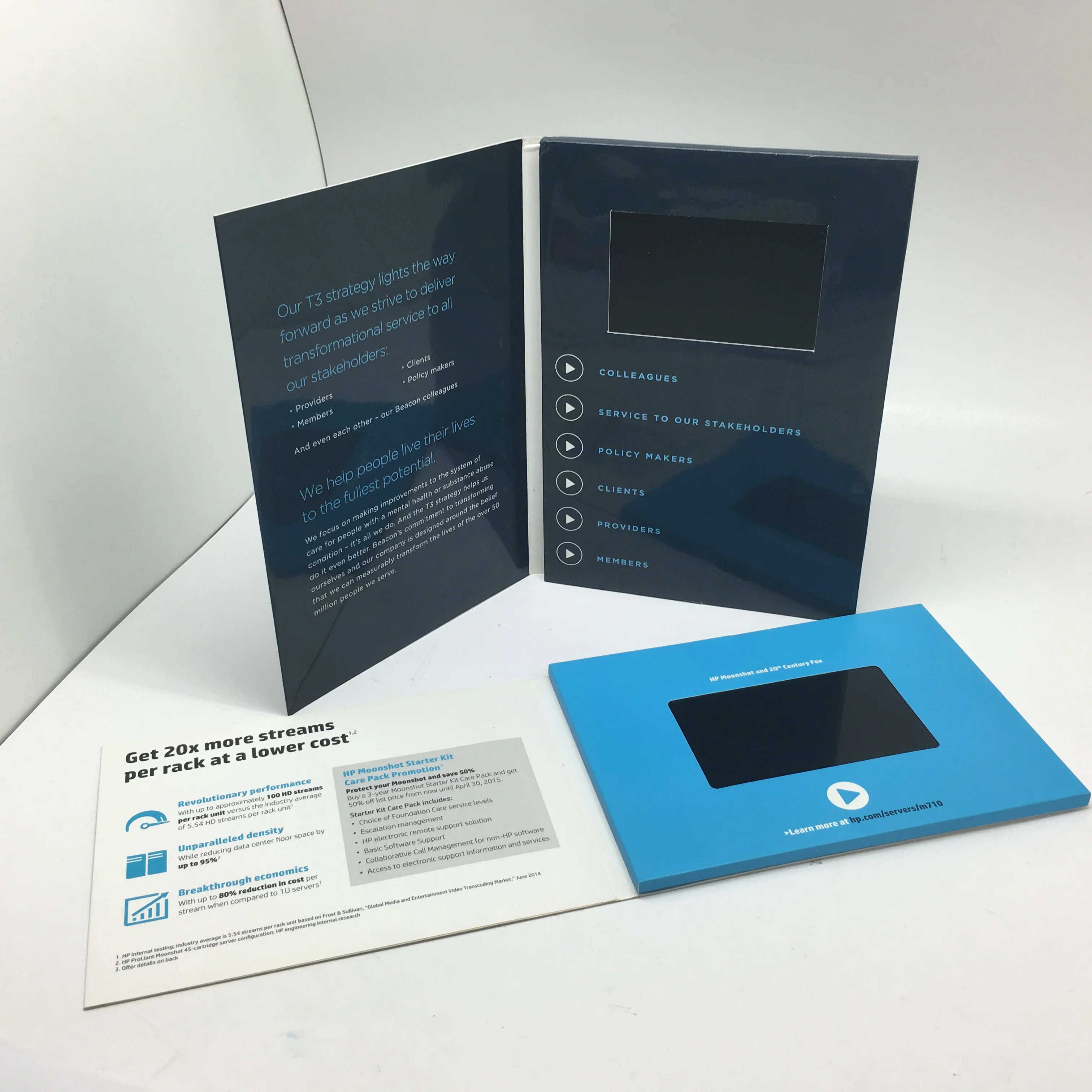 China Made Lcd Video Business Card With Custom Logo 2.4 Inch In Print