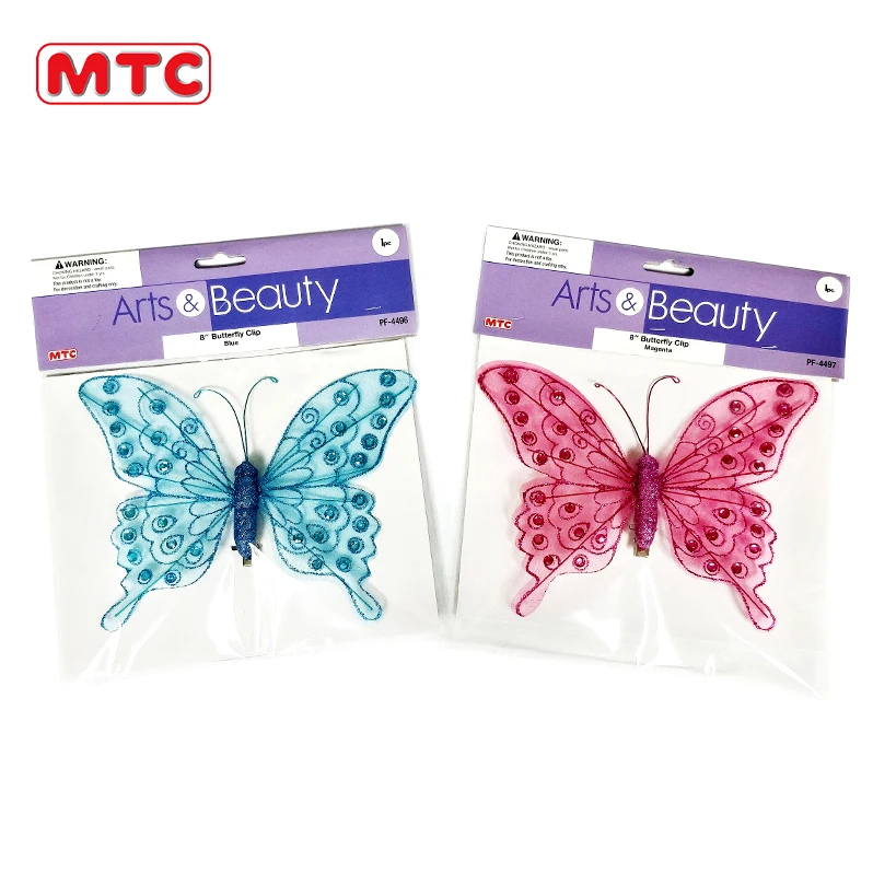 
Butterfly Party Decoration Butterfly Wings Clip Party Costume Angle Princess Dress Up Set for Kids Accessory/ Wedding Party 