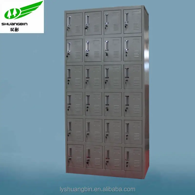 Cheap 24 Doors Waterproof Storage Cabinet Pigeon Hole Cabinet