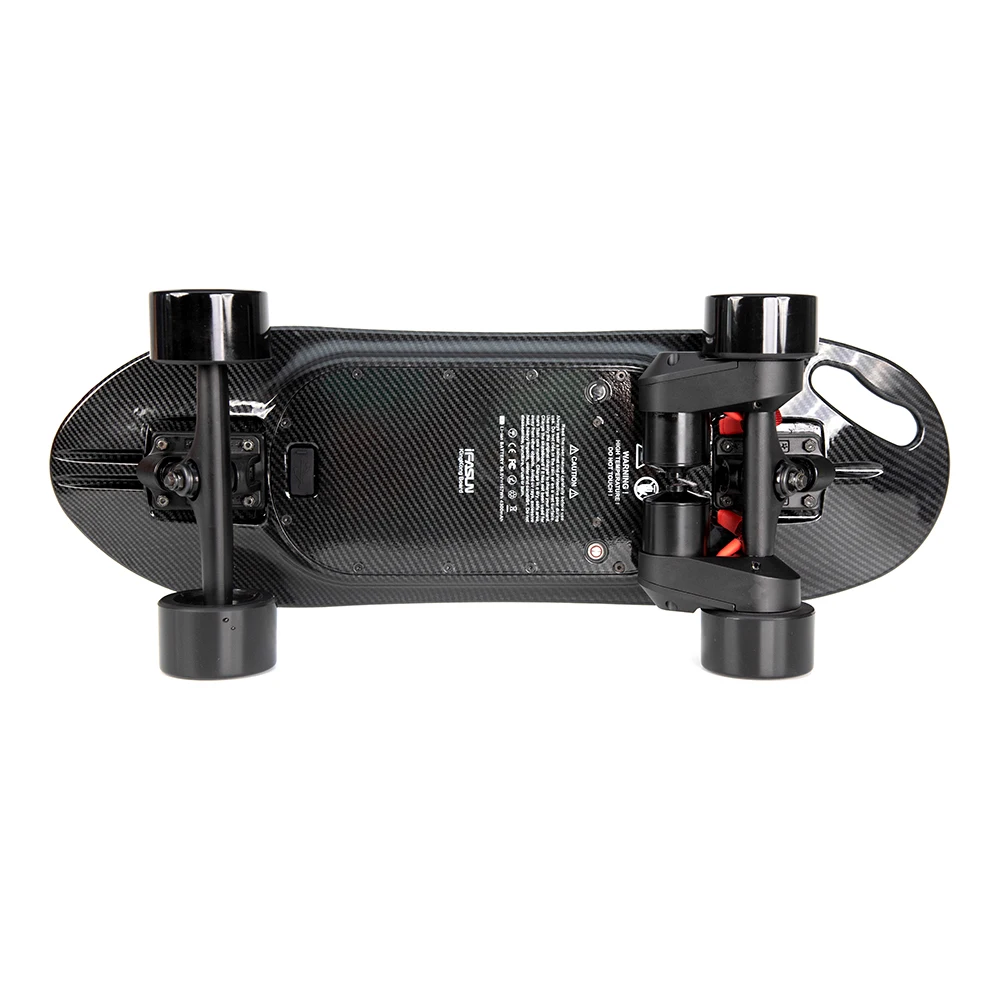 

High Performance Samsung Battery Pack Dual Motor Carbon Fiber Wrapped Electric Skateboard