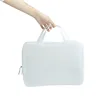 Travel Simple Elegant Summer Essential Must-buy Waterproof White Big Large Women Mesh Transparent Toiletry Bag