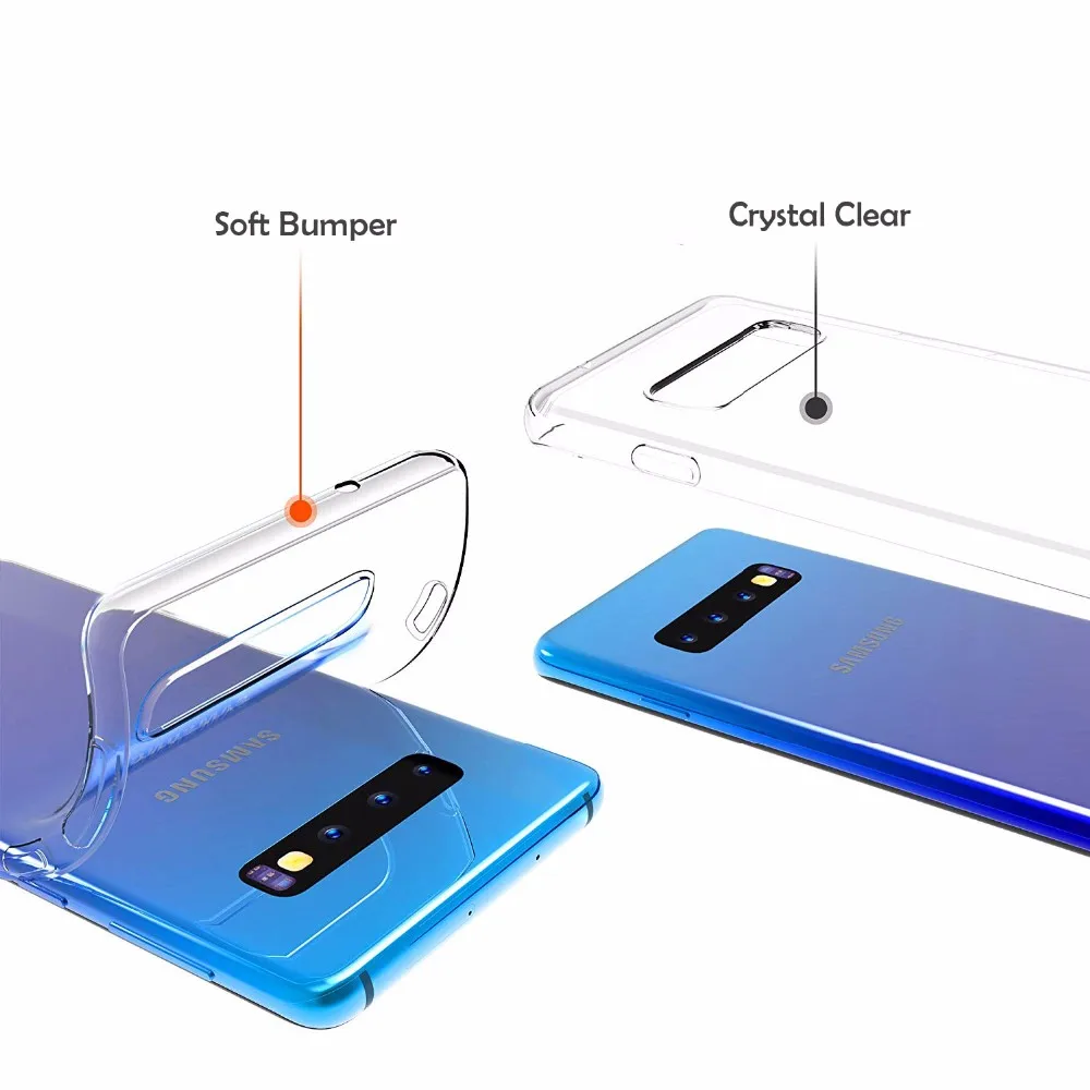 For Samsung S10 Clear Case , Ultra Slim Thin Protective TPU