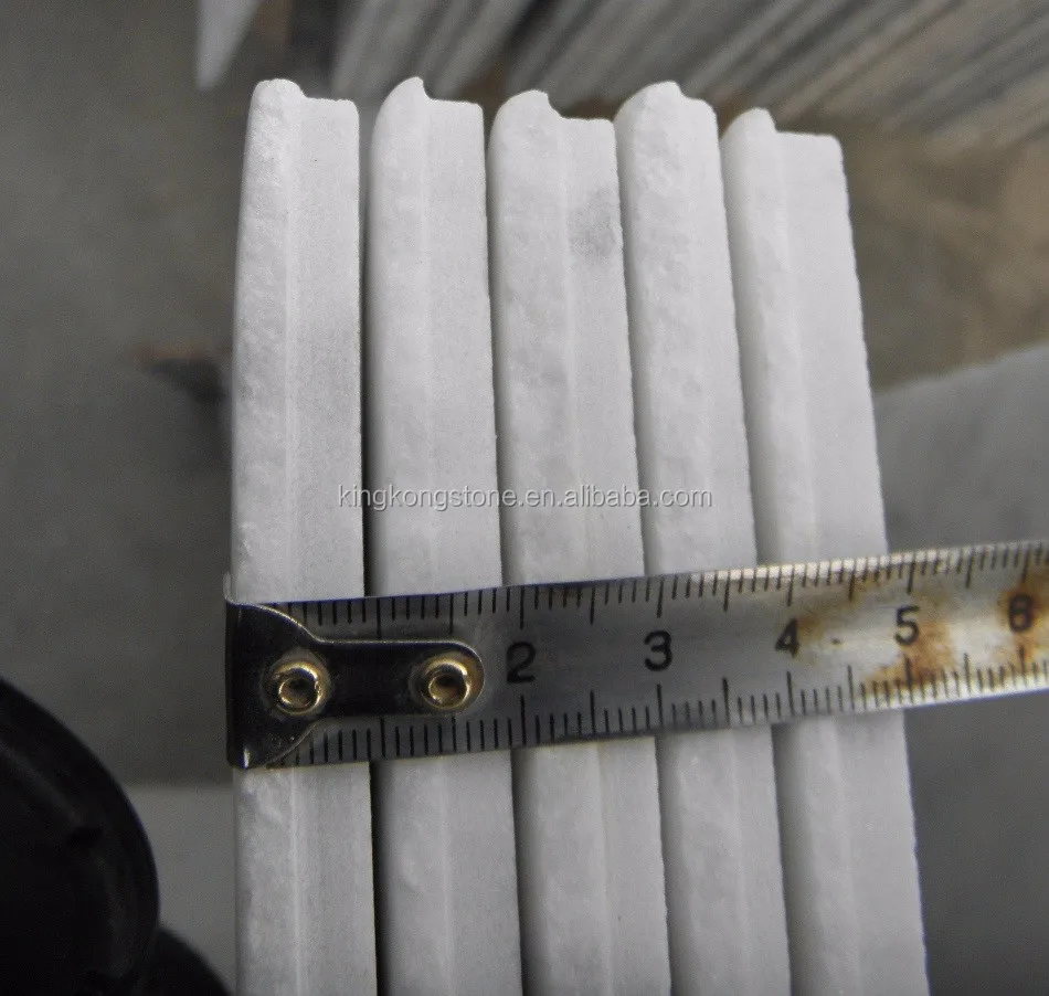 Hot sale good quality carrara white marble tiles antique surface