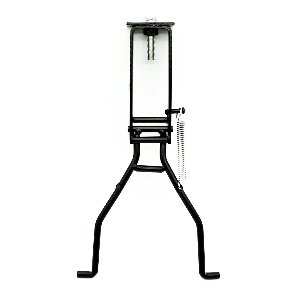 

Steel bicycle double kickstand bike spring parking support, Balck