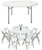Wholesale 5FT Plastic Blow Molding Table Banquet Folding Table