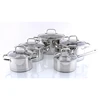 Factory direct stainless steel cooking pot set cookware