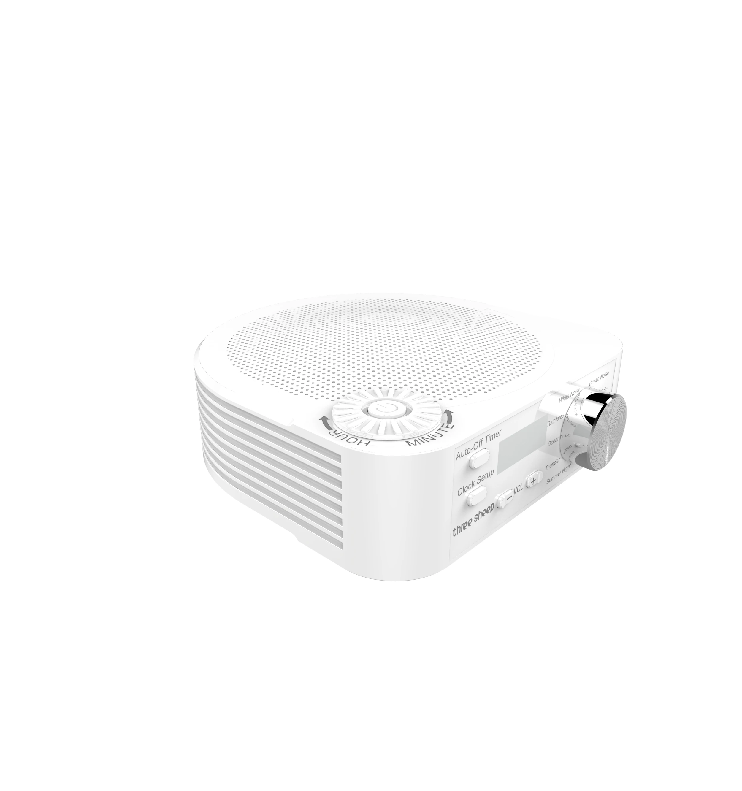 

soothing removable white noise sound sleeping machine, Black