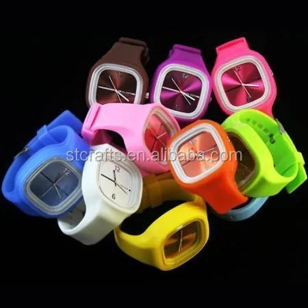 

New Hot Sale Fashion Simple Women quartz watch blue Jelly Silicone Lady Dress Sport watch