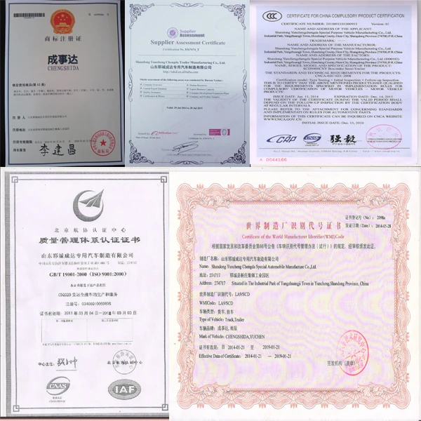 cetifications of factory