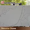 Newstar Engineered stone marble veins quartz artificial quartz stone