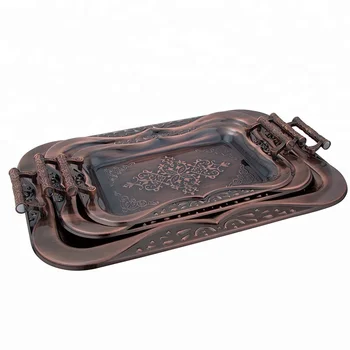 bronze serving tray