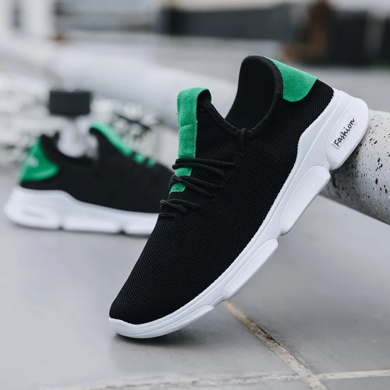 

Simple girls shoes women fashion flat sport shoe for ladies, Black,white